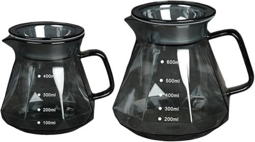 سيرفر زجاج مضلع 600 مل V60