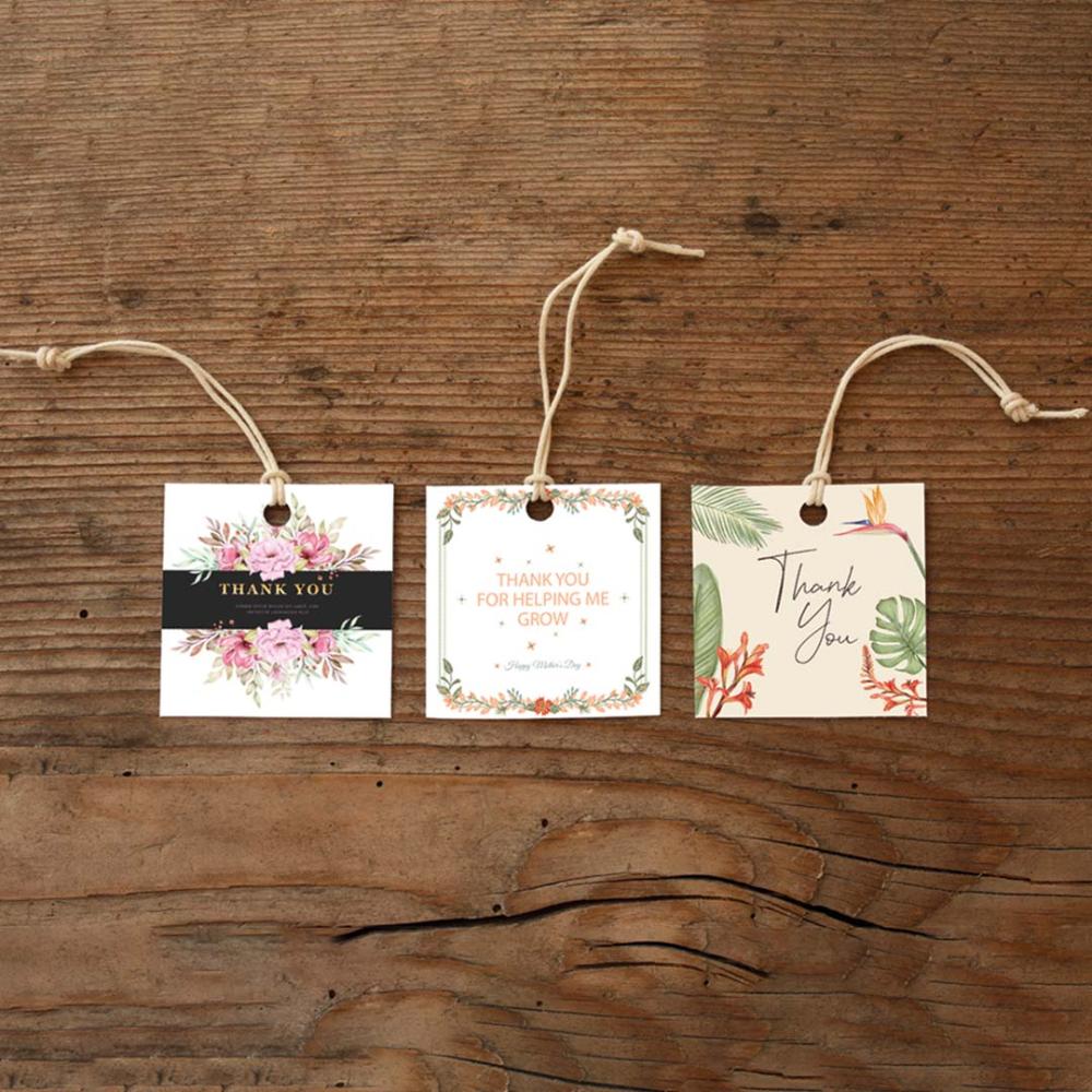 طباعة تاق مربع 5 سم  × 5 سم