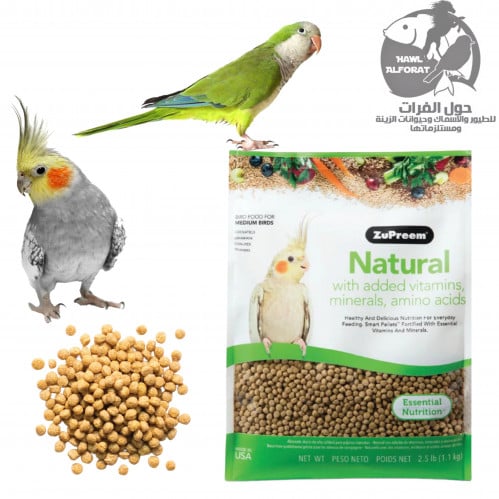 زوبريم ناتشورال طعام للطيور - حول الفرات