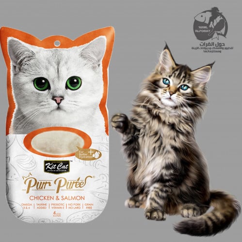 كيت كات بور هريس الدجاج والسلمون - حول الفرات