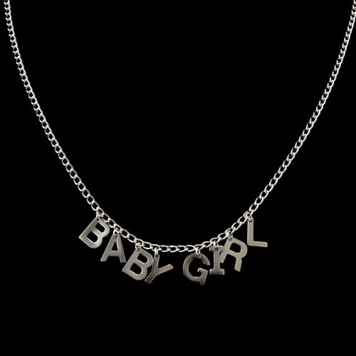 سلسال فضي مع جملة بإختيارك | Silver necklace with a customized sentence