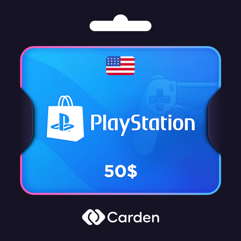 50$ |  بليستيشن ستور الامريكي تقسيط