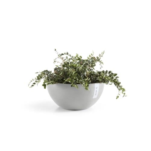 مركن فايبر موديل ECOPOTS BRUSSELS 30*14 - رمادي فا...