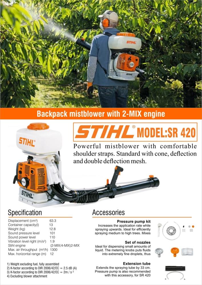 STIHL SR420 13-Liter ULV Sprayer