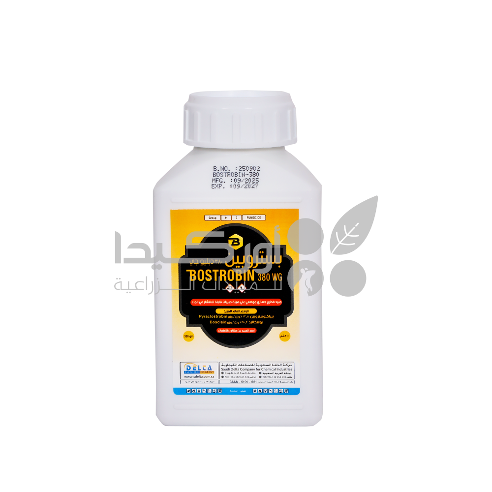Bistrobin 380 WG, a systemic and preventive fungicide for controlling blight and powdery mildew, 300 grams