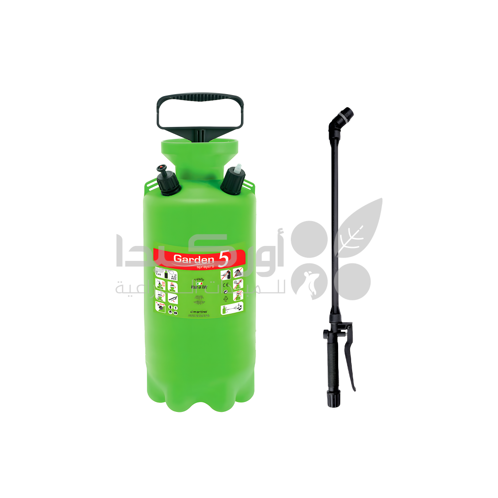 Garden Italian sprayer for pesticides, fertilizers and water, 5-liter capacity, model GARDEN 5