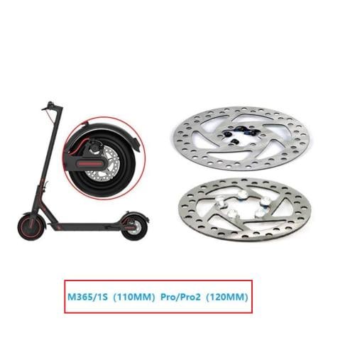Electric Scooter Brake Disc 120mm, Low Noise Good...