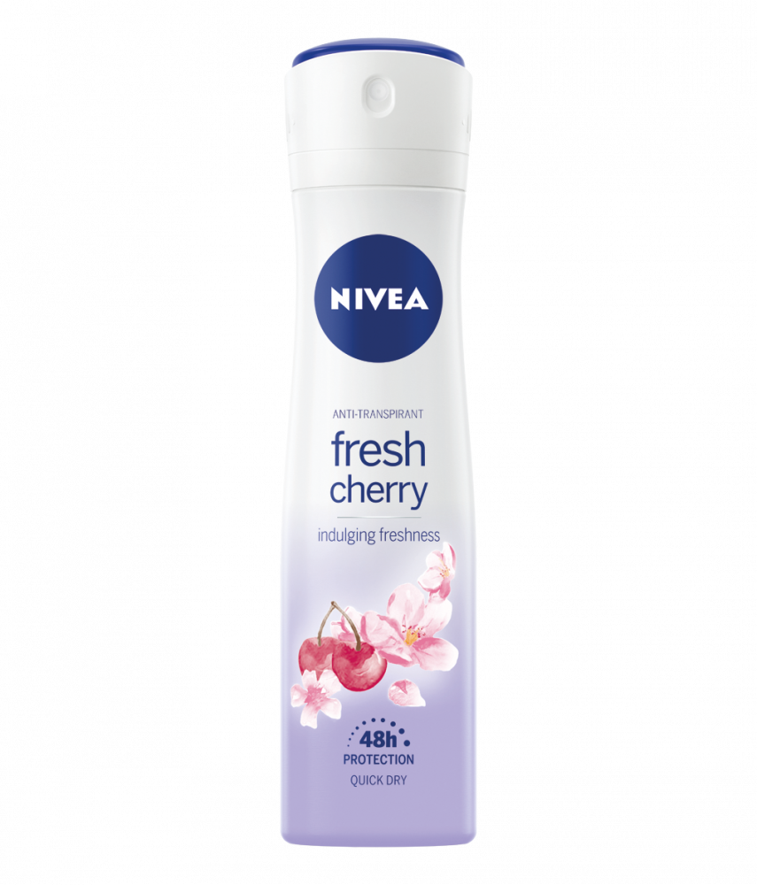 wrijving statistieken tent Nivea Fresh Cherry Antiperspirant Spray 150 ml - متجر قدي gaudy shop