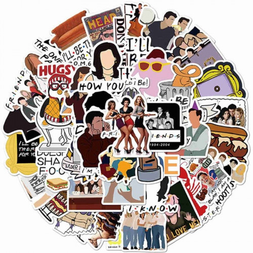 استكرات فرندز (10 حبات بالحظ)