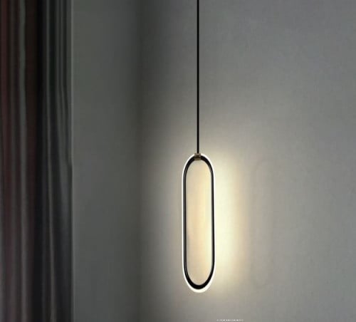 ثريا مودرن بيضاوي  فاخر  3 اضاءات ليد