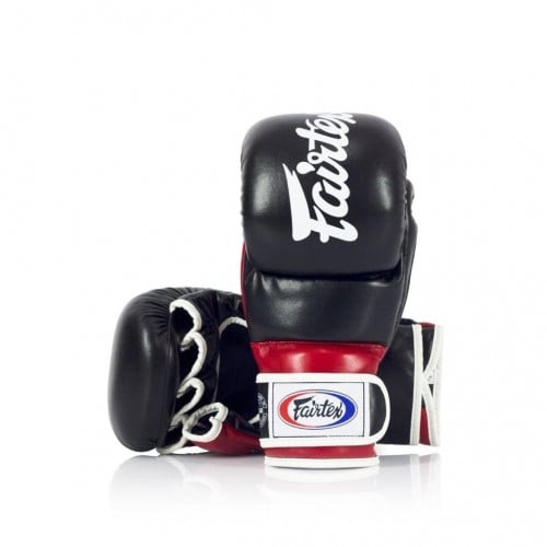 Fairtex Gloves MMA FGV18 Black-Red Super Sparring