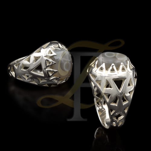 خاتم (سليماني) فضة عيار 925