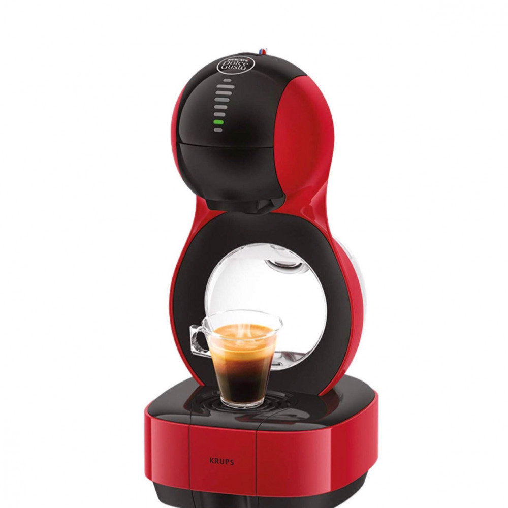 ماكينة القهوة لوميو من نيسكافيه دولتشي قوستو لون أحمر عشاق القهوة