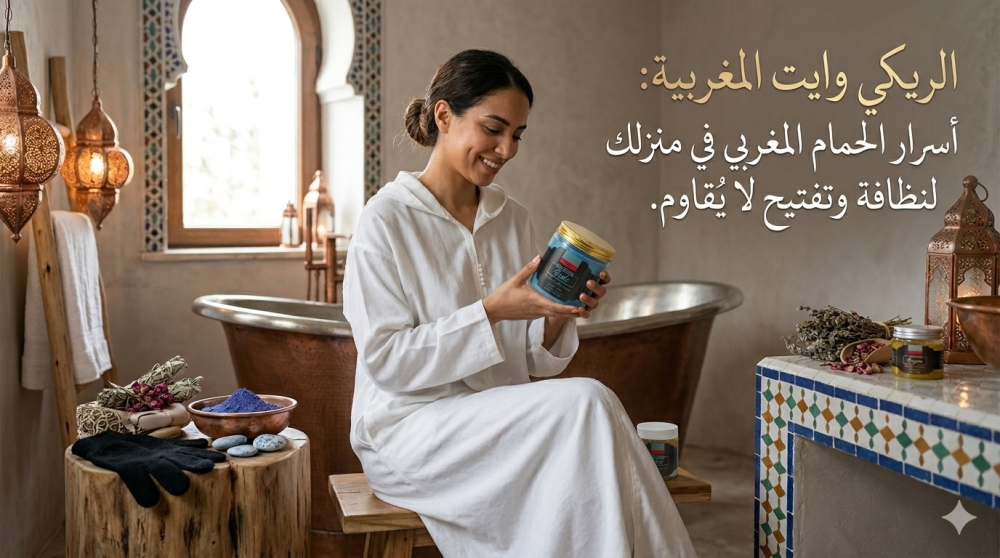 الريكي وايت المغربية: أسرار الحمام المغربي في منزلك لنظافة وتفتيح لا يُقاوم