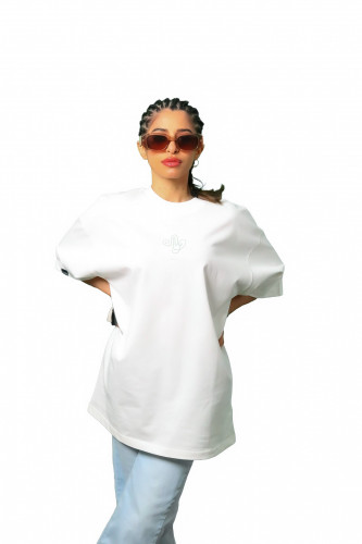 T-shirt أبيض