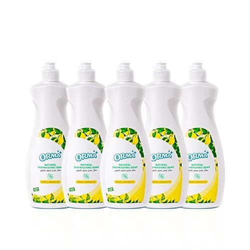سائل غسيل الصحون (طبيعي 100%) 5 عبوات