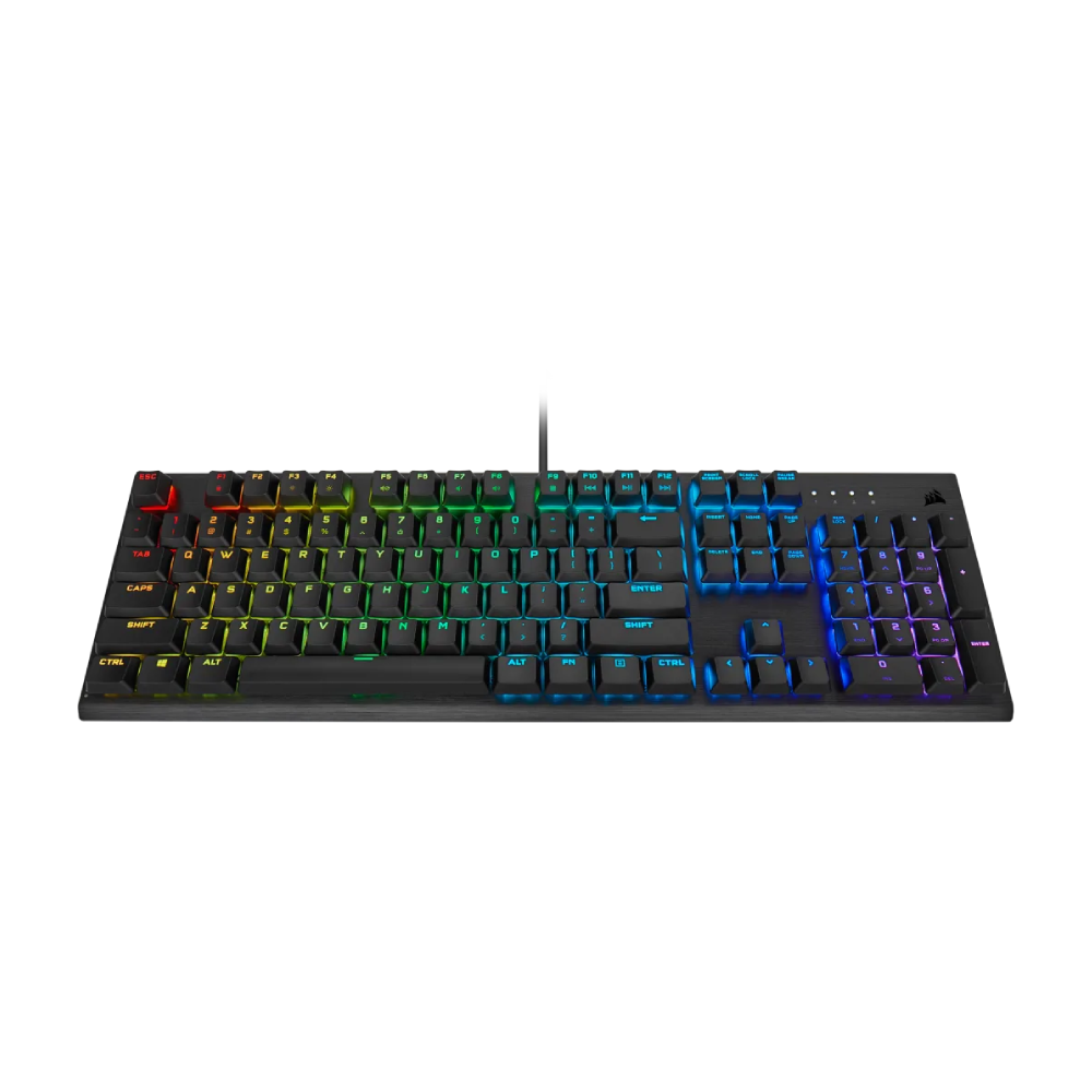 CORSAIR K60 RGB PRO Low Profile Wired Mechanical Gaming Keyboard purchases Black NEW