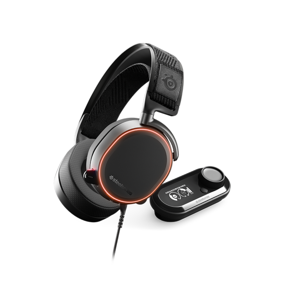売れ筋新商品 ARCTIS Headset Gaming STEELSERIES Buy PRO+ Black DAC Game ヘッドホン