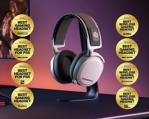 Ps5 Ign Best Gaming Headset Buy STEELSERIES ARCTIS 7+ 61471 White - Main Image