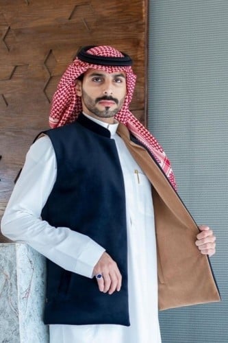 سديريات جهتين دبل فيس لون كحلي -جملي