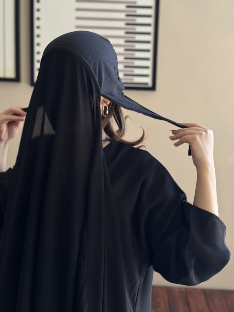 طرحة ربط القبعه