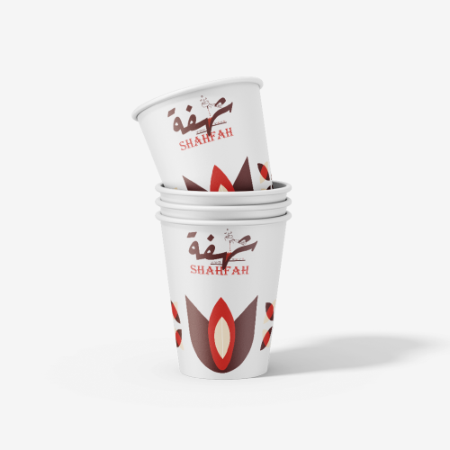 أكواب متجر شهفه - 8 أونص | SHAHFA STORE CUPS 8OZ