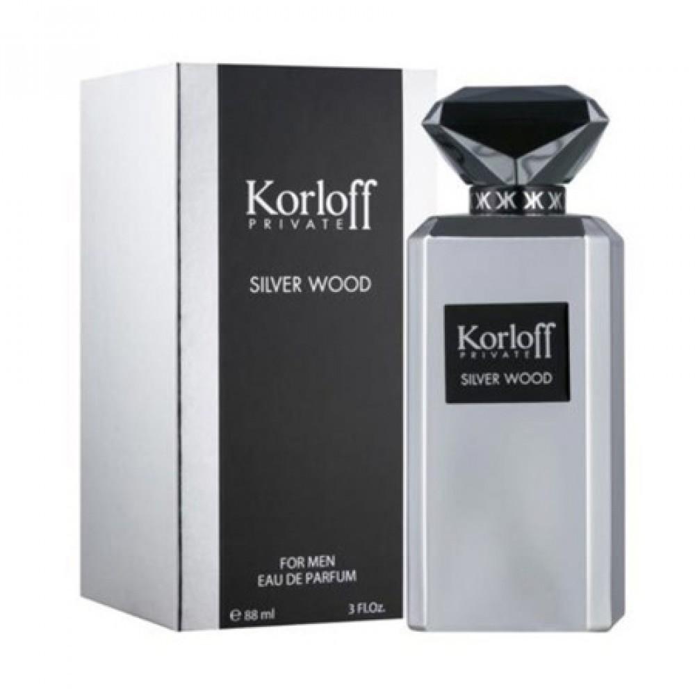 عطر كورلوف برايفت سلفر وود آو دي برفيوم للرجال - 88 مل