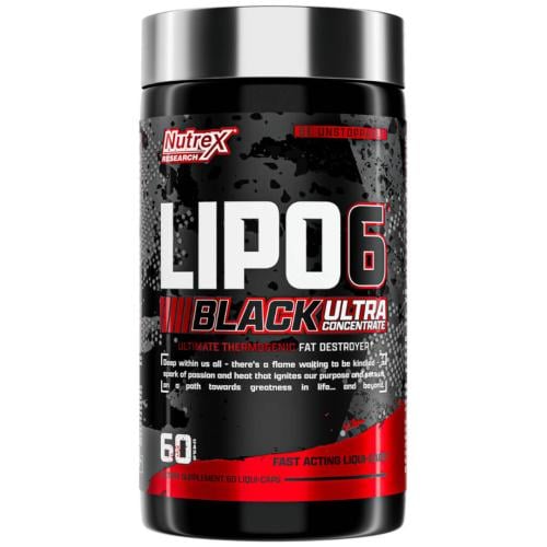 حارق الدهون lipo 6 black ال ( 60 كبسول )