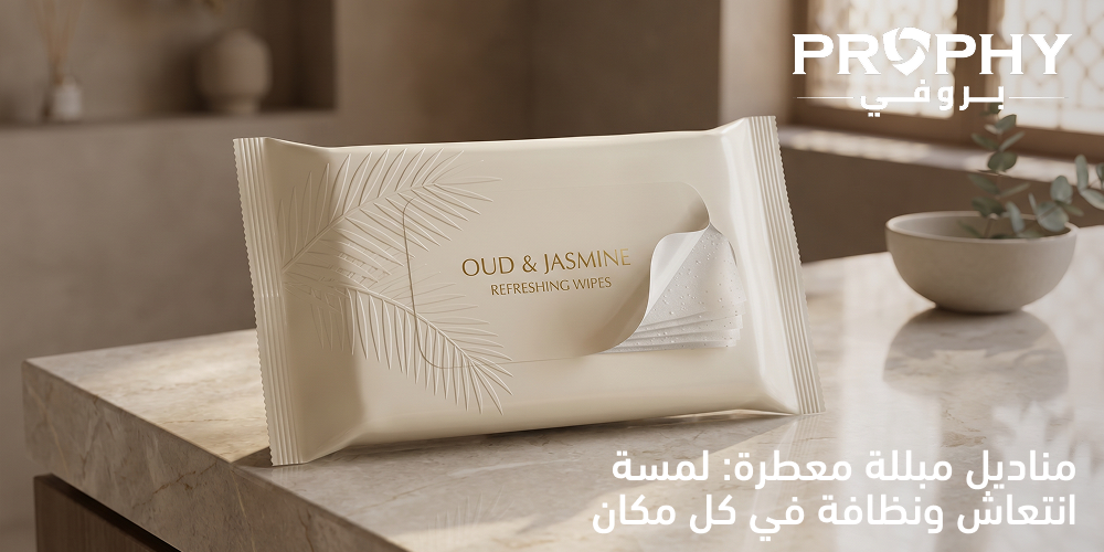 مناديل مبللة معطرة