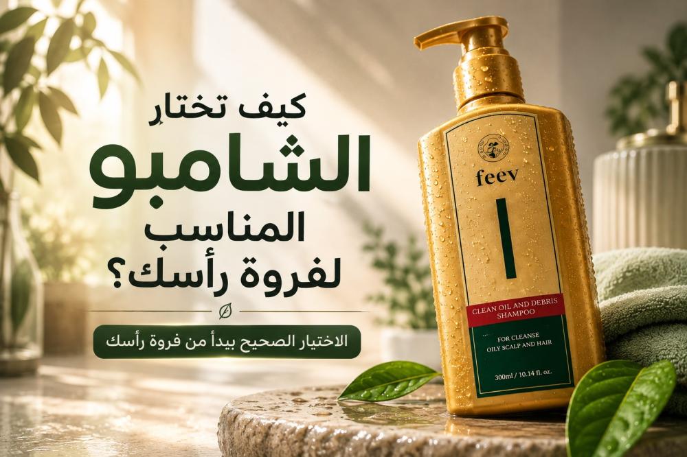 كيف تختار الشامبو المناسب لفروة رأسك؟ ولماذا قد يناسبك شامبو Feev؟