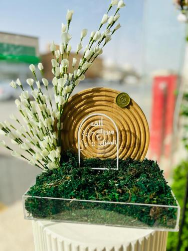فازة أكريليك خشبية تهنية المنزل