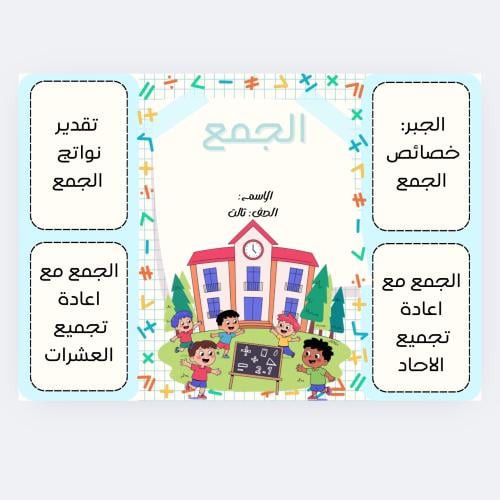 مطوية الجمع ثالث