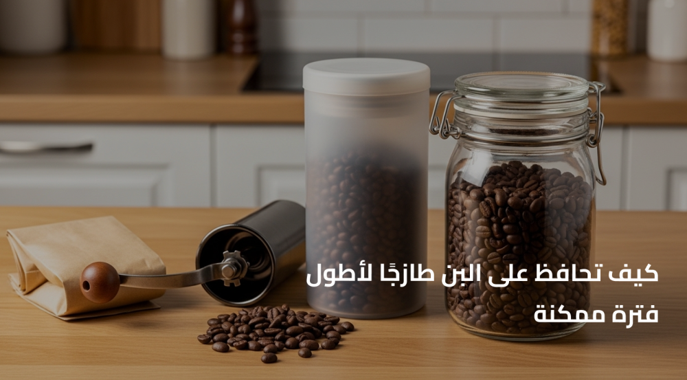 كيف تحافظ على البن طازجًا لأطول فترة ممكنة
