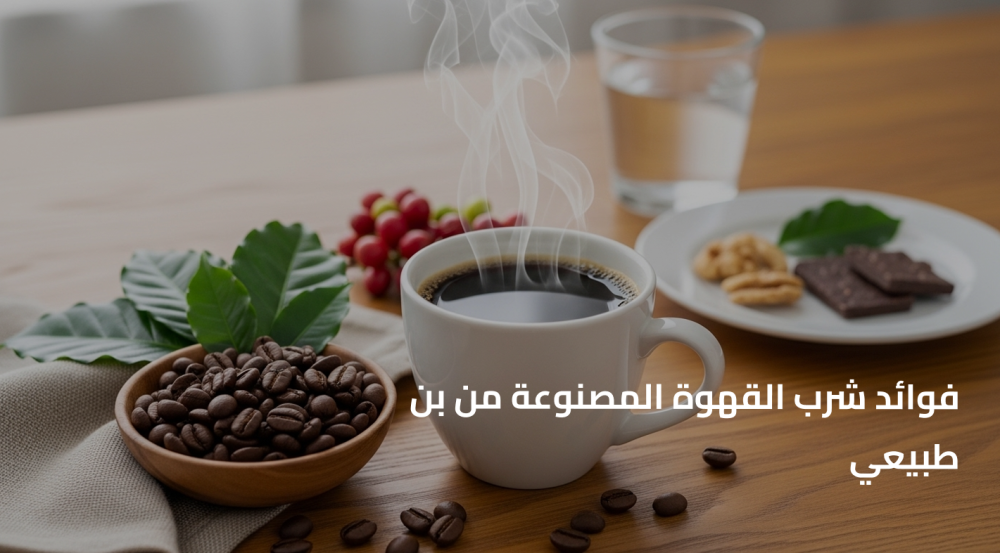 فوائد شرب القهوة المصنوعة من بن طبيعي