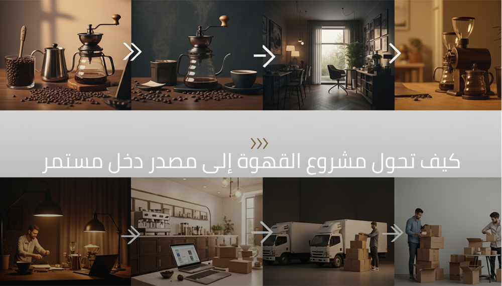 كيف تحول مشروع القهوة إلى مصدر دخل مستمر بخطوات عملية واستراتيجيات ناجحة