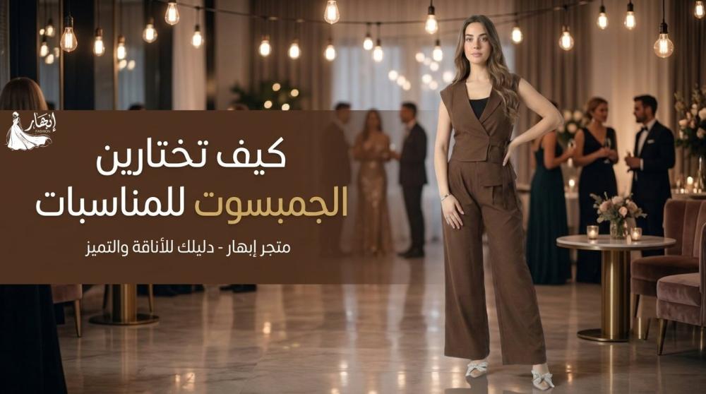 كيف تختارين الجمبسوت للمناسبات