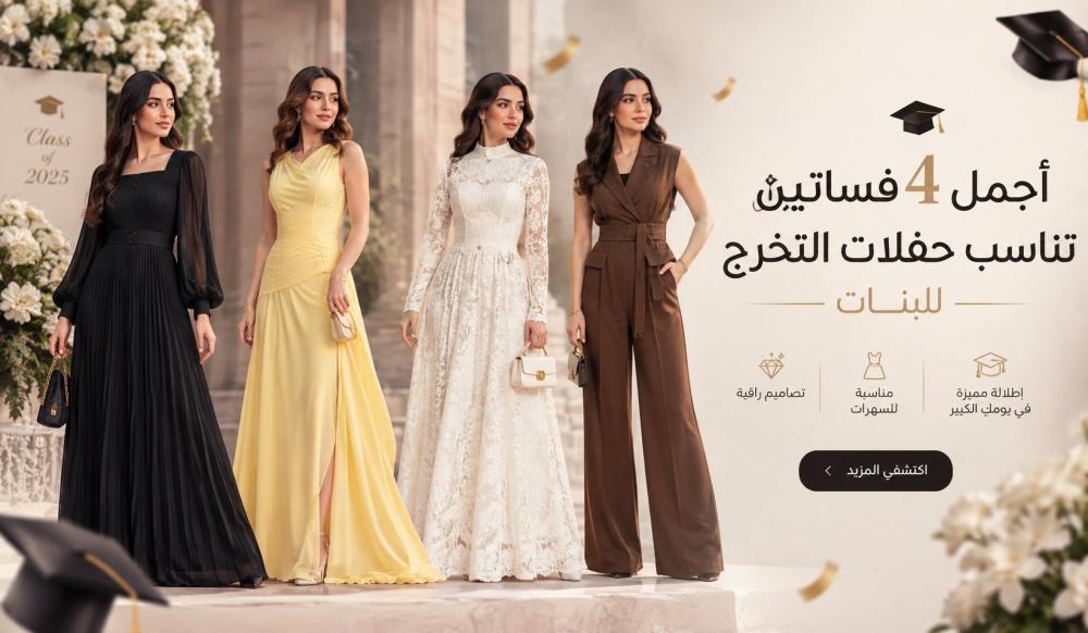 أجمل 4 فساتين تناسب حفلات التخرج للبنات