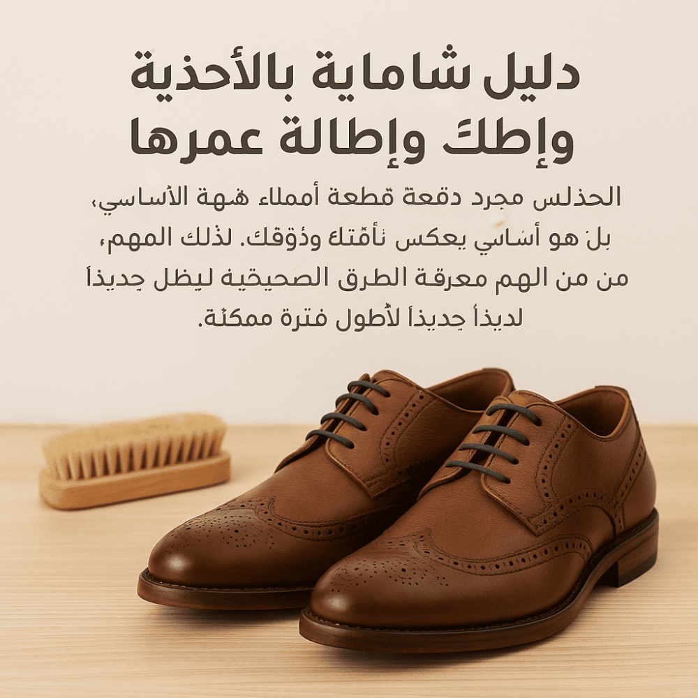 دليل شامل للعناية بالأحذية وإطالة عمرها"