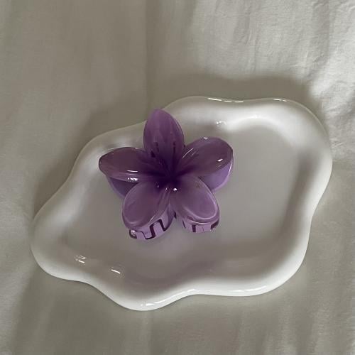 Flower Clips - Purple