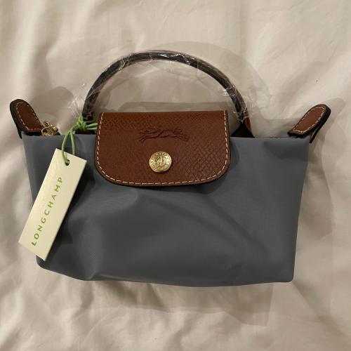 Longchamp Mini (steel grey)