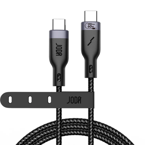 جودا كيبل شحن قماش JODA FIBER 60W TYPE C 2 M