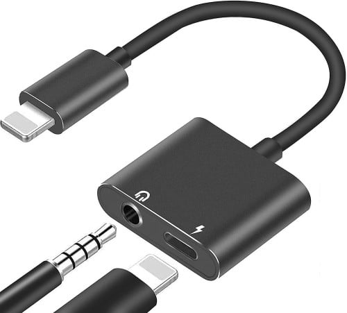 تحويلة iplus_LIGHTNING TO HEAD phone+Charging