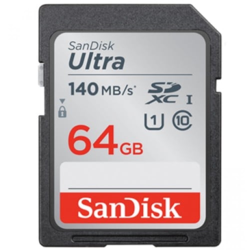 ميموري كارد للكاميرا 64 جيجا بايت SANDISK ULTRA SD...