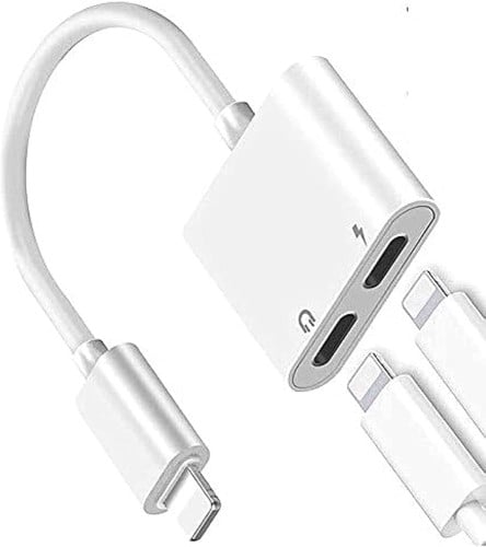 تحويلة ايفون شحن وسماعةDual LIghtning