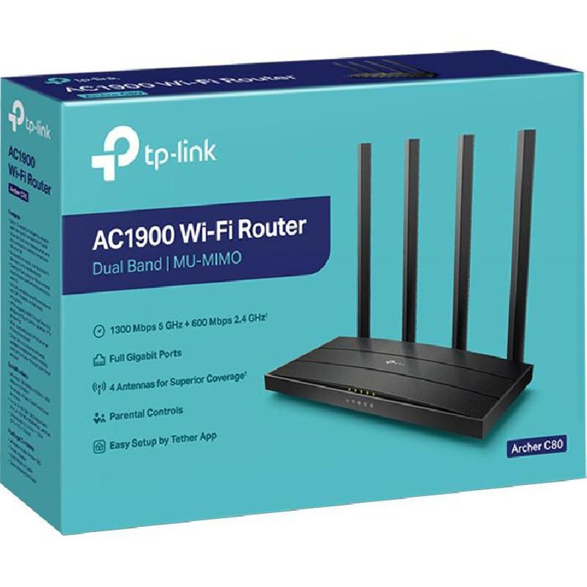 TP-Link Archer C80 (AC1900) Broadband Router
