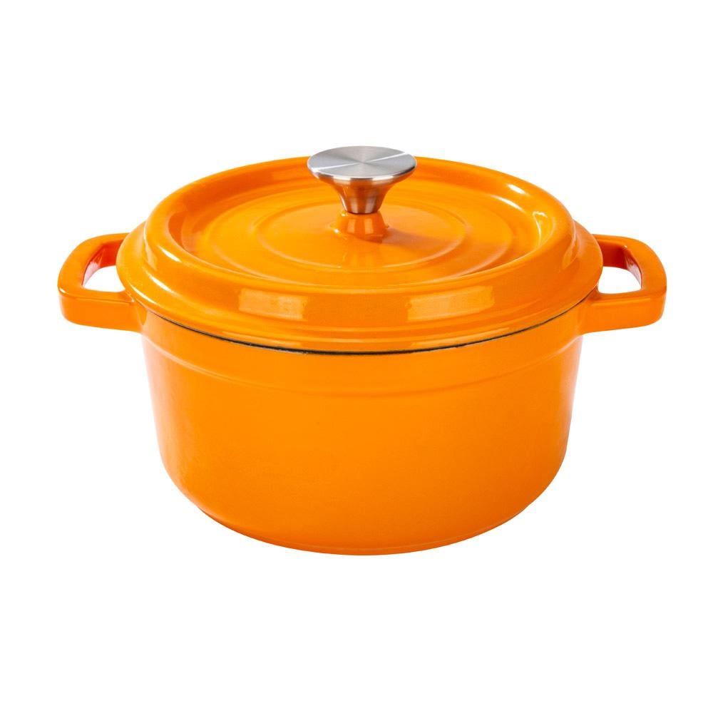 قدر حديد زهر للطبخ 20 سم - متين يتحمل ظروف الاستخدام الخارجي، يوزع الحرارة بشكل متساوٍ، يحافظ على حرارة الطعام لفترة طويلة،ضمان سنتان