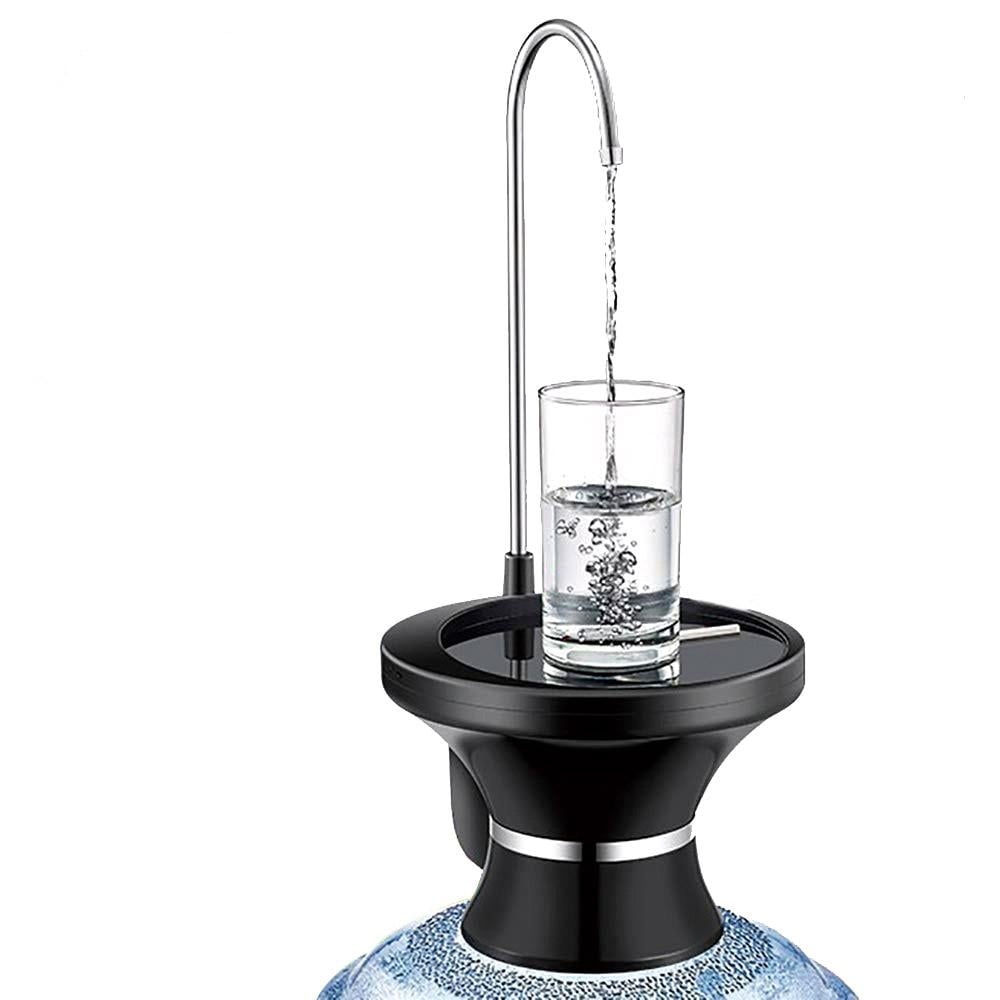 مضخة ماء كهربائية - سهلة الاستخدام والتنظيف، عملية وخفيفة، توفر توزيع مياه بدون رفع الجالون،ضمان سنتان