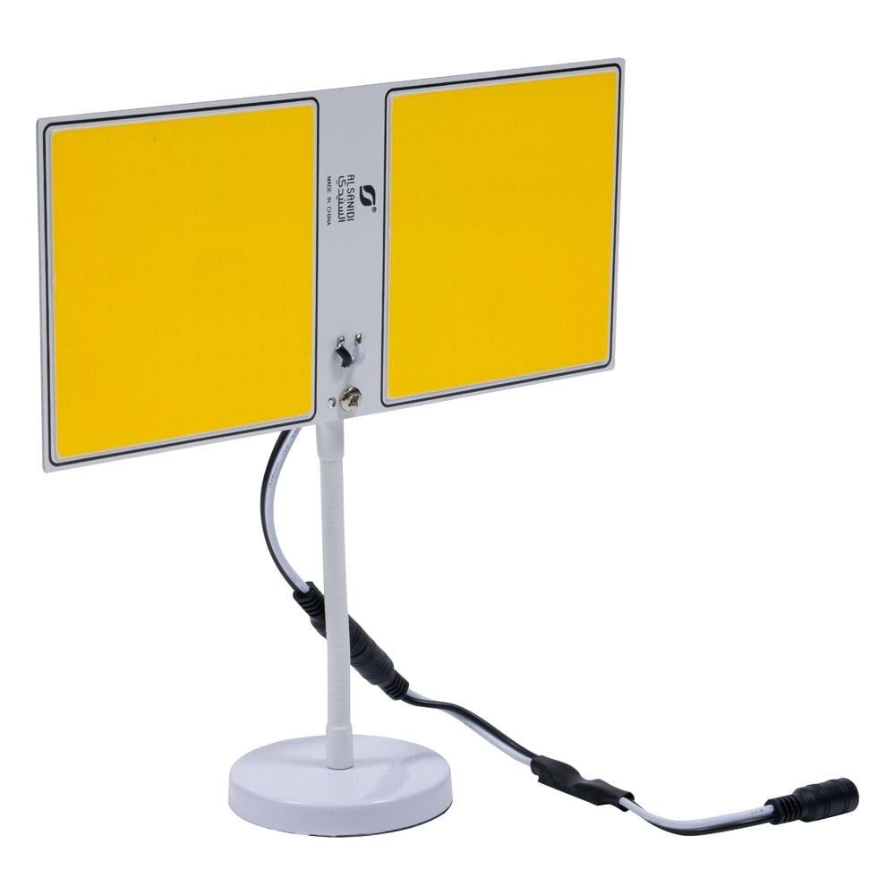 لمبة اضاءة الشمس LED شريحة COB 2300 لومن- إضاءة قوية ومتوازنة، تثبيت سهل على الأسطح المعدنية، سهلة الحمل والتخزين،ضمان سنتان