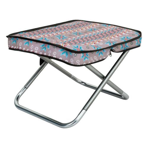 Portable travel and hiking chair with a capacity of 125 kg - light and easy to carry, supports heavy weight, provides comfort and stability while sitting