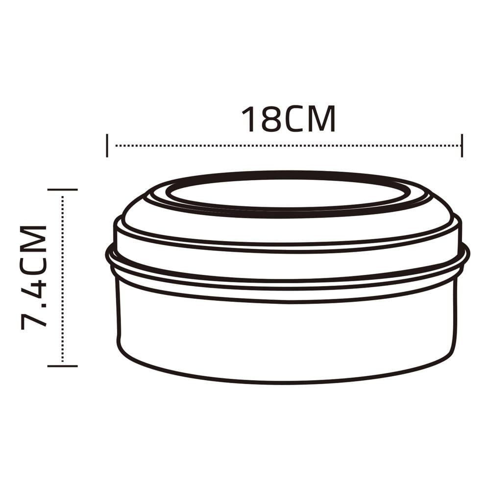 18cm Aluminum Date Holder - Keeps dates organized and attractive, easy to carry and clean, long lasting